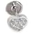 18k White Gold Chopard My Happy Hearts Diamond Single Stud Earring, 0.12ctw  ref.1222885