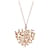 TIFFANY & CO. Paloma Picasso Grand pendentif feuille d'olivier 18k or rose  ref.1222896