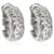 Roberto Coin Granada - Boucles d'oreilles créoles à clip 18K or blanc 3/8 ctw  ref.1222914