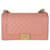Chanel Pink Quilted Caviar Old Medium Boy Bag Leather  ref.1222948