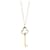 TIFFANY & CO. Halskette mit Kleeblatt-Schlüsselanhänger in 18kt Gelbgold Gelbes Gold  ref.1222967