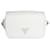 Prada White Vitello Daino Logo Crossbody Flap Bag Leather  ref.1222984