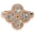 Anillo de diamantes Alhambra vintage de Van Cleef & Arpels en 18k oro rosa 0.48 por cierto  ref.1222998