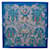 Silk In Hermès HERMES CARRE 90 Azul Seda  ref.1223006