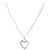 Tiffany & Co Heart Silvery White gold  ref.1223306