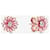 Boucles d'oreilles marguerite Pandora Argent Rose  ref.1223309