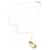 Autre Marque Gold Necklace with Yellow Beryl. Golden Yellow gold  ref.1223331