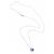 Autre Marque Collana in oro con tanzanite. Argento Blu navy