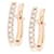 Autre Marque Rose Gold and Diamond Earrings. Golden Pink gold  ref.1223403