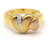 Autre Marque Gold-COR-Ring mit Diamanten. Golden Weißgold Gelbes Gold Roségold  ref.1223449
