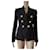 Black Balmain Blazer Jacket Wool  ref.1223503