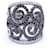 Autre Marque Gold ring, White/black diamonds Silvery White gold  ref.1223512