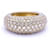 Autre Marque Ring in gold and diamond paveé. Golden Yellow gold  ref.1223517