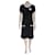 Robe Chanel en cachemire noire avec perles  ref.1223525