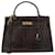 Hermès Hermes Kelly bag 32 in brown crocodile Exotic leather  ref.1223534