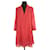 Bash rotes Kleid Polyester  ref.1223546