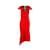 Moschino Couture Cruise Me vestido de seda para bebê Vermelho  ref.1223560