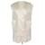 Autre Marque Conjunto de chaleco y pantalón corto de encaje bordado en beige claro de Nocturne Algodón  ref.1223585