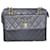 Chanel Black Vintage Front Pocket Bag Leather  ref.1223588
