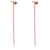 TIFFANY & CO. Orecchini Tiffany T con barra di filo allungata in 18k Rose Gold 0.47 ctw Oro rosa  ref.1223649