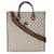 Gucci Beige GG Supreme Canvas Brown Leather Medium Interlocking G Tote Cloth  ref.1223740