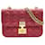 Christian Dior Bordeaux Lambskin Cannage Medium Dioraddict Flap Bag Red Leather  ref.1223743