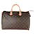 Louis Vuitton Monogram Canvas Speedy 35 Brown Cloth  ref.1223783