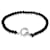 TIFFANY & CO. Tiffany-Onyx-Perlen-Armband aus Sterlingsilber Geld  ref.1223788