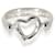 TIFFANY & CO. Anel de coração aberto Elsa Peretti em prata esterlina  ref.1223801