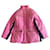 Chanel-Daunenjacke aus rosa Seide mit Gripoix-Knöpfen 96BEIM Pink  ref.1223852
