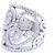 Autre Marque Anello in oro bianco e diamanti. Argento - vista 4