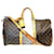 Louis Vuitton Keepall Bandouliere 50 Marrom Lona  ref.1223900