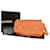 Chanel Chanel 19 Orange Leder  ref.1223903