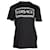 T-shirt Versace con stampa logo in cotone nero  ref.1224146