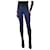 Stella Mc Cartney Blue stretch trousers - size UK 4 Viscose  ref.1224199