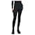 Balenciaga Pantalón negro con estribo - talla UK 8 Viscosa  ref.1224211