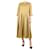 Autre Marque Beige pleated dress - size UK 10  ref.1224221