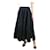 Autre Marque Black nylon pleated skirt - size UK 10 Polyester  ref.1224224