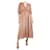 Zimmermann Brown polka-dot shirred midi dress - size UK 10 Linen  ref.1224227