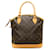 Louis Vuitton Brown Monogram Lockit PM Leather Cloth  ref.1224269