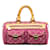 Louis Vuitton Pink Monogram Denim Neo Speedy 30 Leather Cloth  ref.1224272