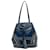 Prada Blue Soft Calf Studded Bucket Bag Dark blue Leather Pony-style calfskin  ref.1224279