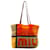 Bolsa de shearling com logotipo laranja Miu Miu Pele  ref.1224296