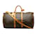 Louis Vuitton Brown Monogram Keepall Bandouliere 55 Marrone Tela  ref.1224301