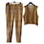 Chanel Nuova Parigi / Pantaloni e gilet in tweed con nastro Dubai Multicolore  ref.1224329