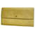 Louis Vuitton Portefeuille Sarah Beige Patent leather  ref.1224502