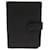 Louis Vuitton COUVERTURE AGENDA FONCTIONNEL PM Black Leather  ref.1224512