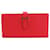 Béarn Hermès Bearn Rot Leder  ref.1224537
