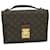Louis Vuitton Monceau Brown Cloth  ref.1224539