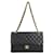 Classique Chanel Double Flap Cuir Noir  ref.1224576